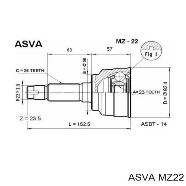 Граната колісна Asva MZ22 ціна, від 30.43 USD