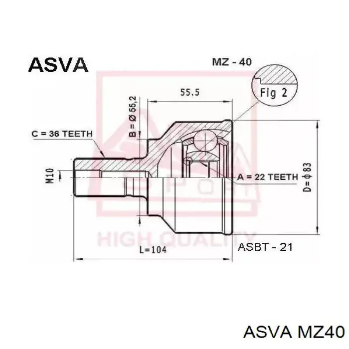 Граната колісна Asva MZ40 ціна, від 25.90 USD