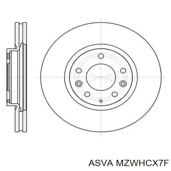 Маточина колеса передня Mazda L20633060A ціна, від 27.43 USD