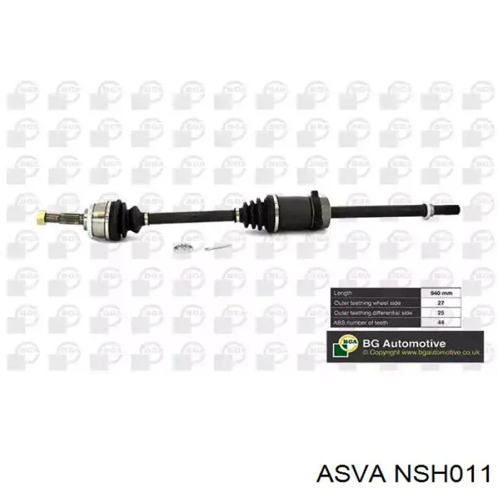 Купити NSH011 Asva Ліва піввісь