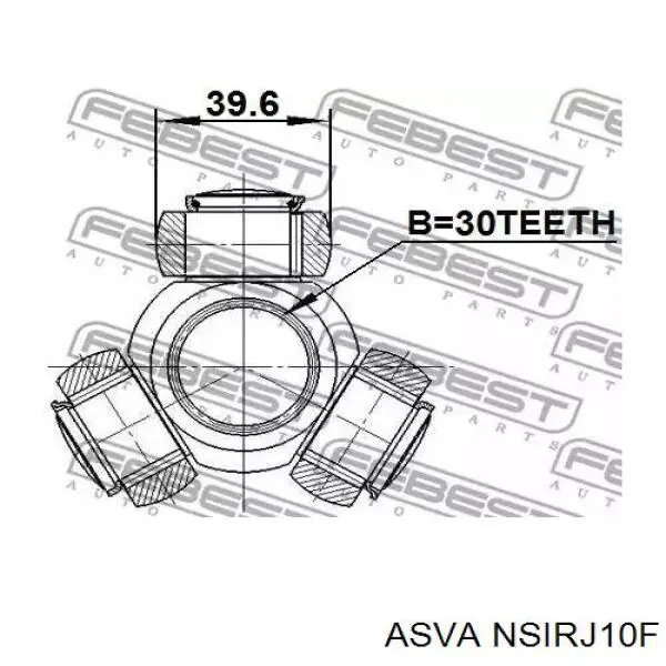 ШРУС внутрішній правий NSIRJ10F Asva
