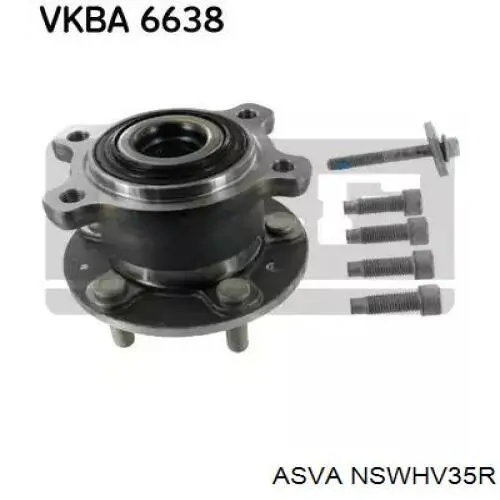 Підшипник маточини задньої Asva NSWHV35R ціна, від 43.55 USD