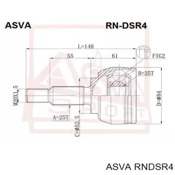 Купити 391001162R Renault (RVI) Шарнір приводу зовнішній