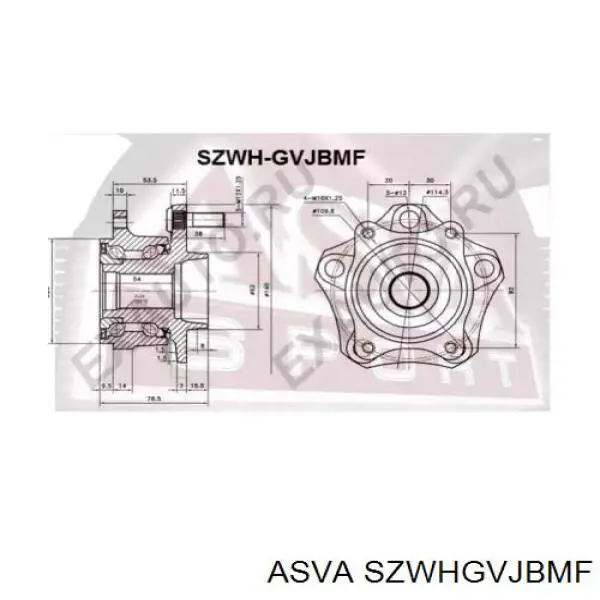 Маточина колеса передня Rider RD34150224 ціна, від 53.55 USD