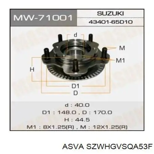 Купити WB90617 Sato Tech Маточини передніх коліс