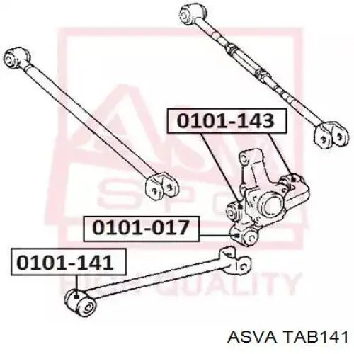 Купити MRB11019 MarkBest Сайлентблок задньої поздовжньої тяги