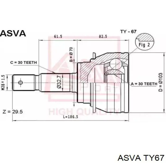 TY67 Asva Граната зовнішня