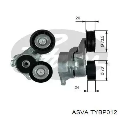 Натяжний ролик Asva TYBP012 ціна, від 11.13 USD
