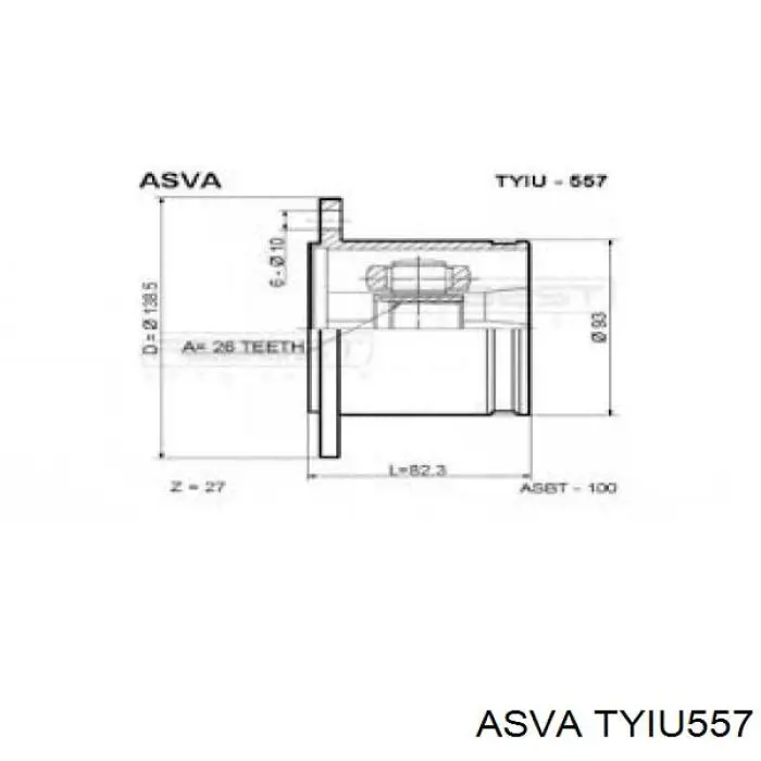 ШРУС внутрішній, задній Toyota 4340327010 ціна, від 640.71 USD