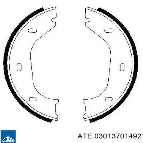 Колодки гальмові задні, барабанні 03013701492 ATE
