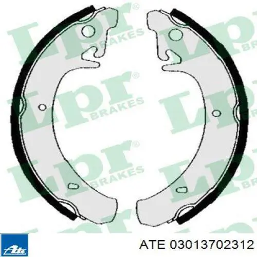 Колодки гальмові задні, барабанні ATE 03013702312 ціна, від 15.95 USD