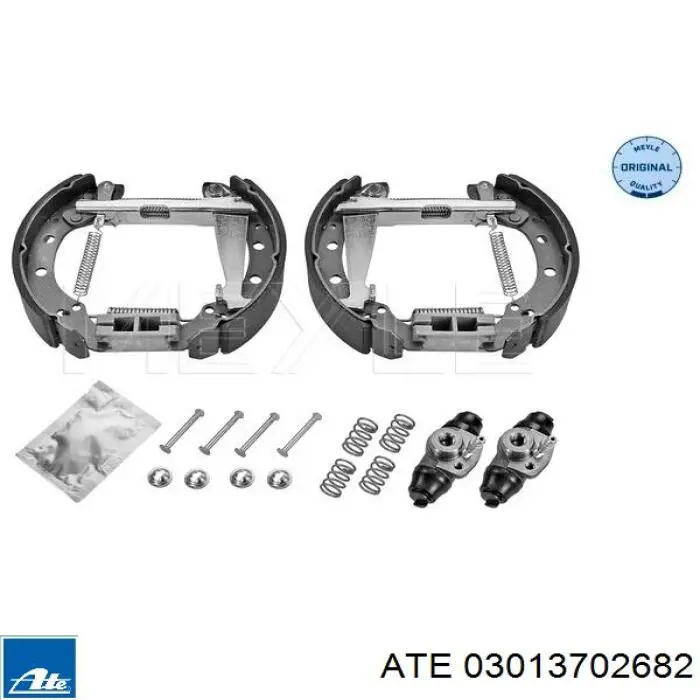 Колодки гальмові задні, барабанні 03013702682 ATE