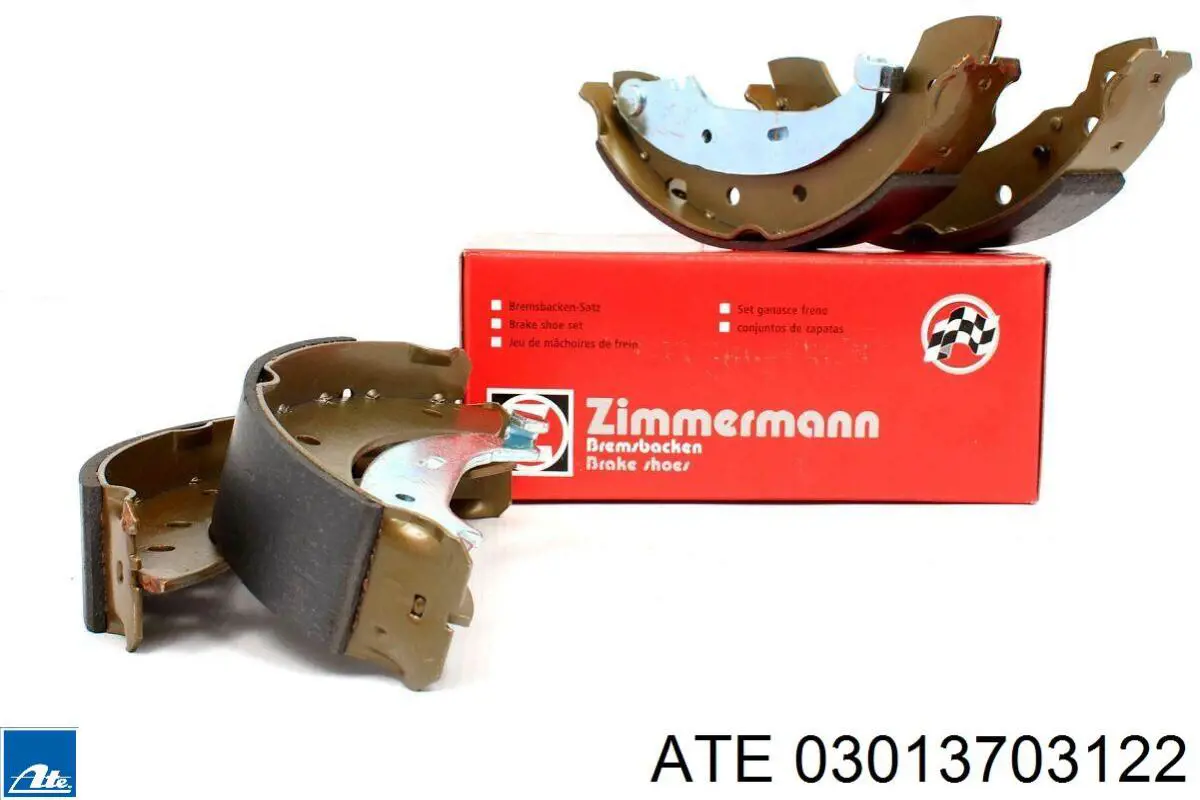 Колодки гальмові задні, барабанні 03013703122 ATE
