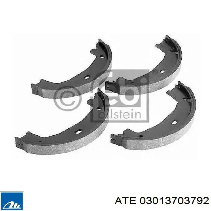 Колодки ручника / стоянкового гальма ATE 03013703792 ціна, від 22.03 USD