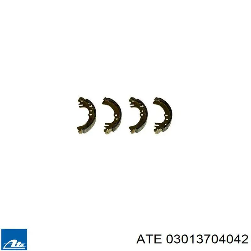 Колодки гальмові задні, барабанні ATE 03013704042 ціна, від 14.81 USD