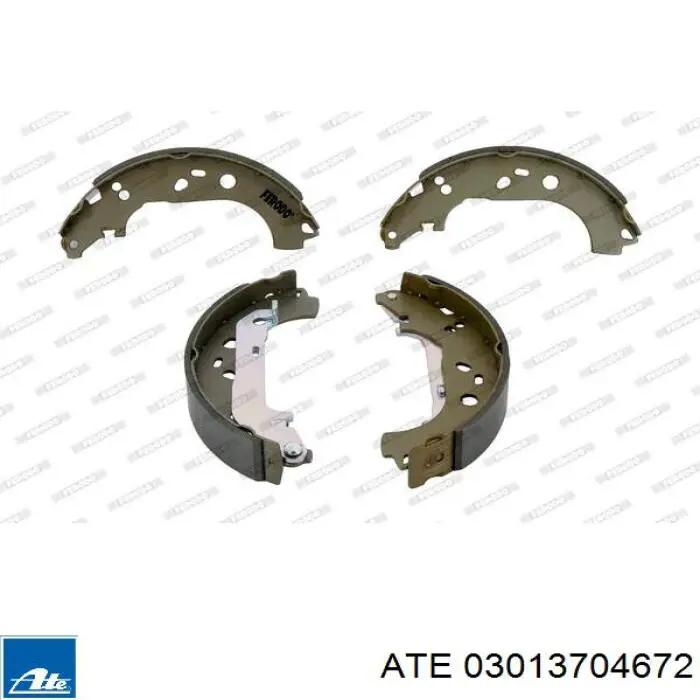 Колодки гальмові задні, барабанні ATE 03013704672 ціна, від 26.72 USD