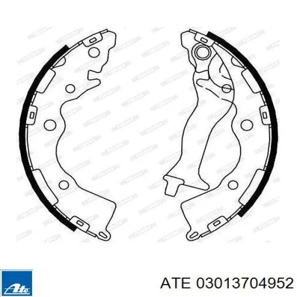 Колодки гальмові задні, барабанні 03013704952 ATE