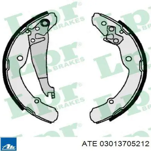 Колодки гальмові задні, барабанні ATE 03013705212 ціна, від 27.49 USD