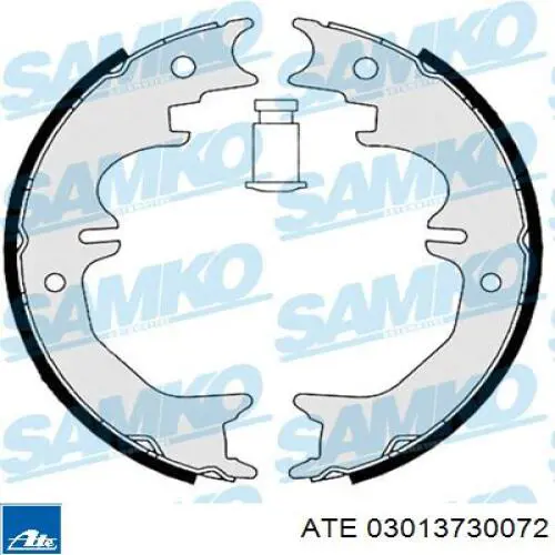 Колодки стоянкового гальма ATE 03013730072