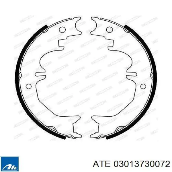 Колодки ручника 03013730072 ATE