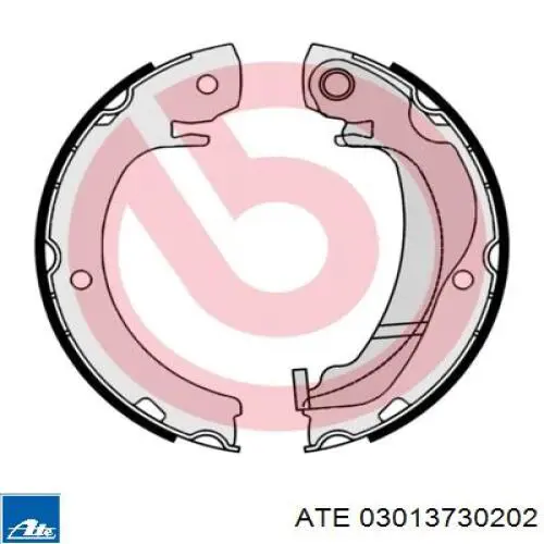 Колодки ручника 03013730202 ATE