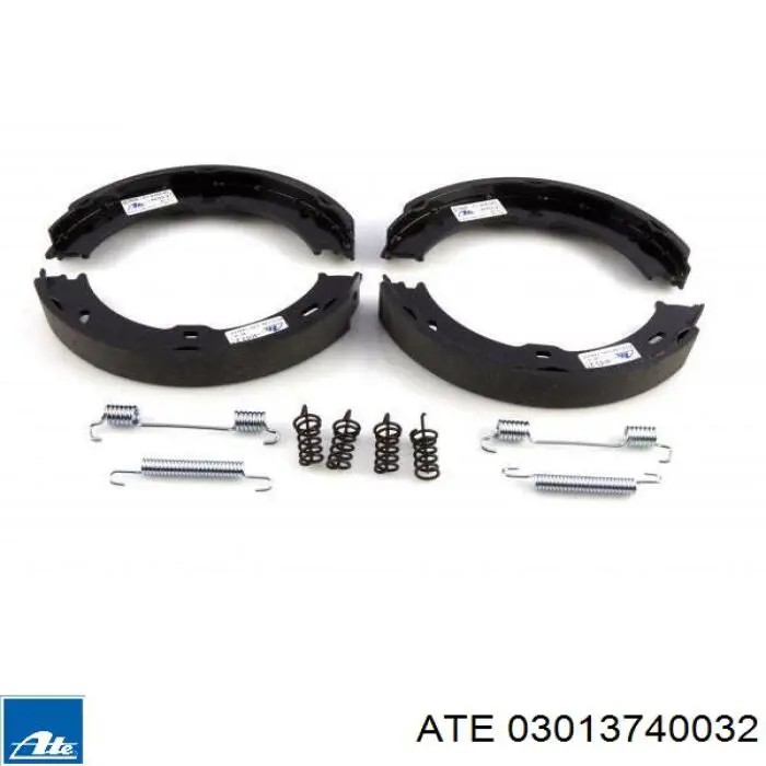 Колодки ручника / стоянкового гальма ATE 03013740032 ціна, від 21.30 USD