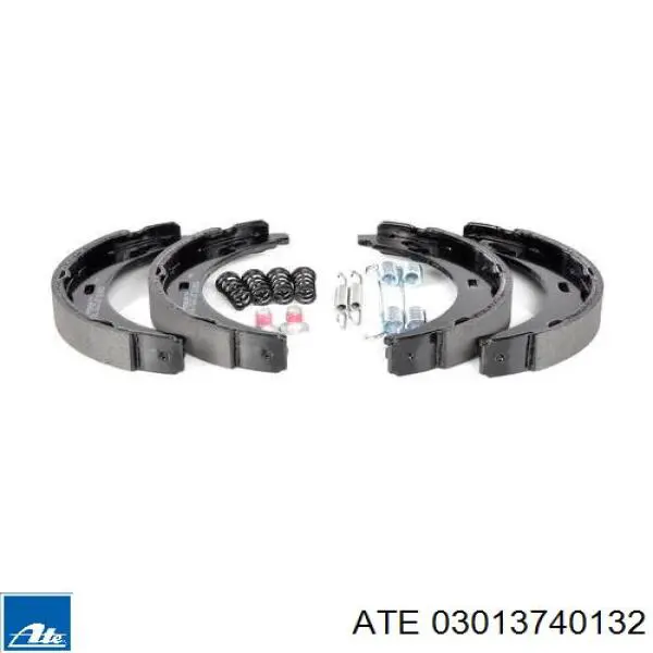 Колодки ручника / стоянкового гальма ATE 03013740132 ціна, від 12.26 USD