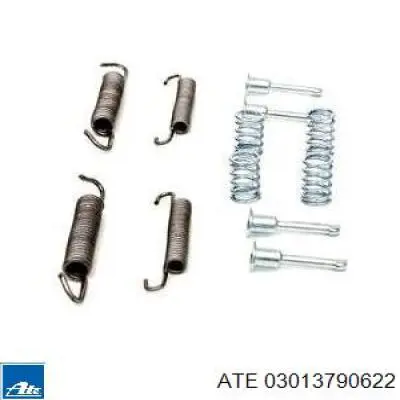 Монтажний комплект задніх барабанних колодок ATE 03013790622 ціна, від 8.70 USD