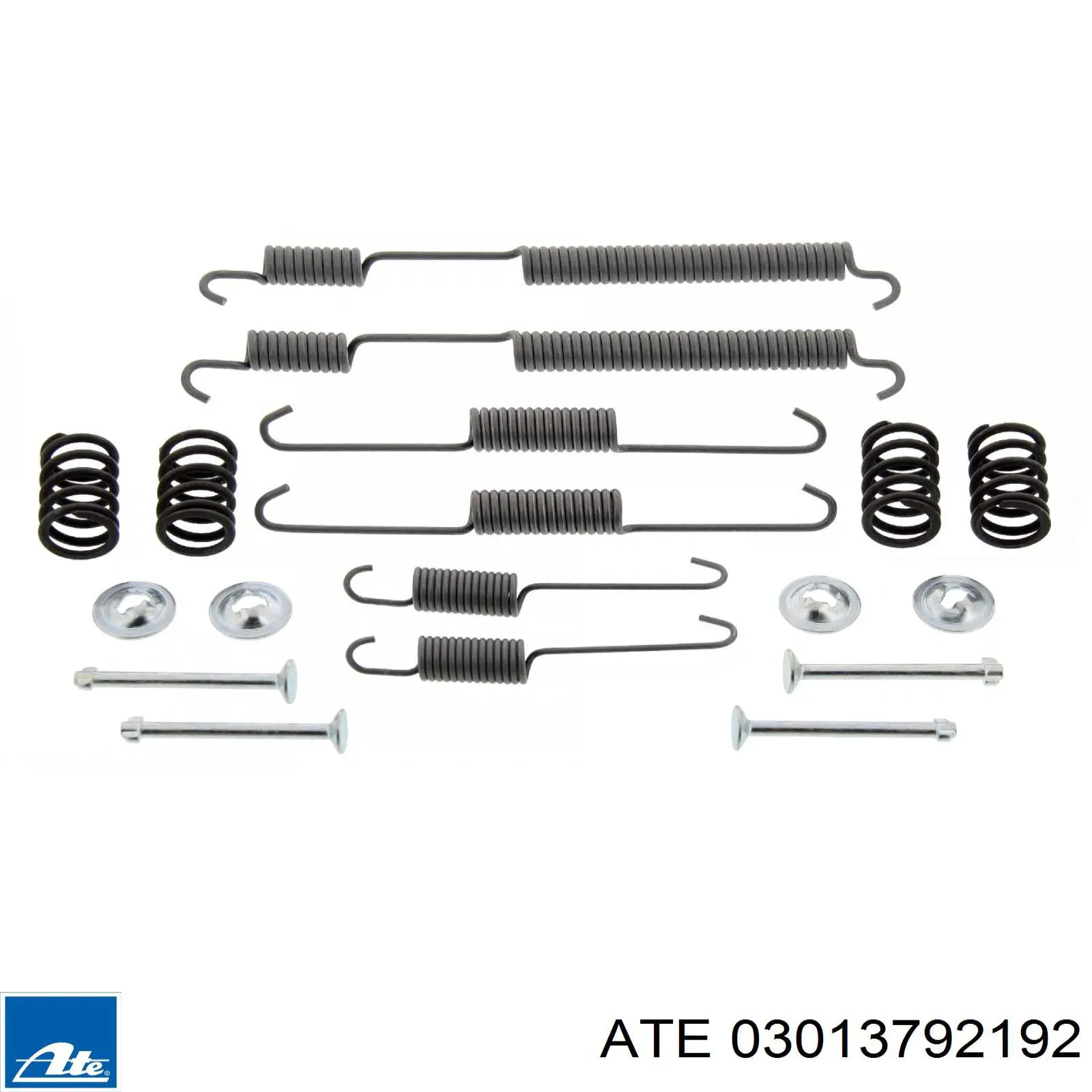 Монтажний комплект задніх барабанних колодок 03013792192 ATE