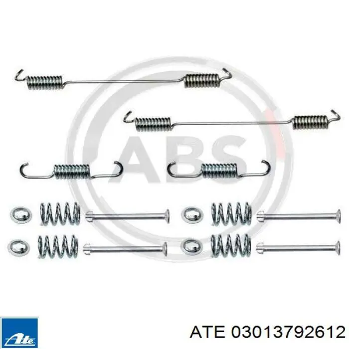 Монтажний комплект задніх барабанних колодок Autotechteile 5040704 ціна, від 5.15 USD