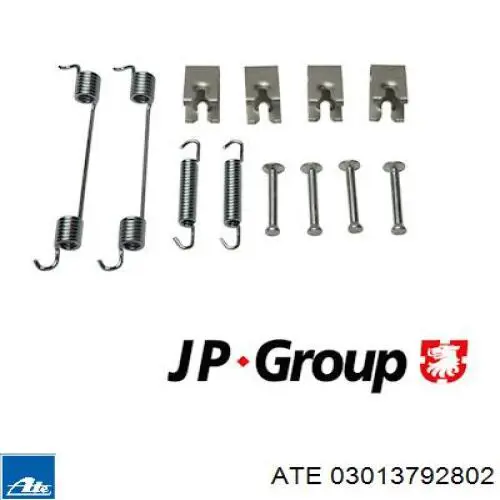 Купити 7701208356 Renault (RVI) Монтажний комплект задніх барабанних колодок