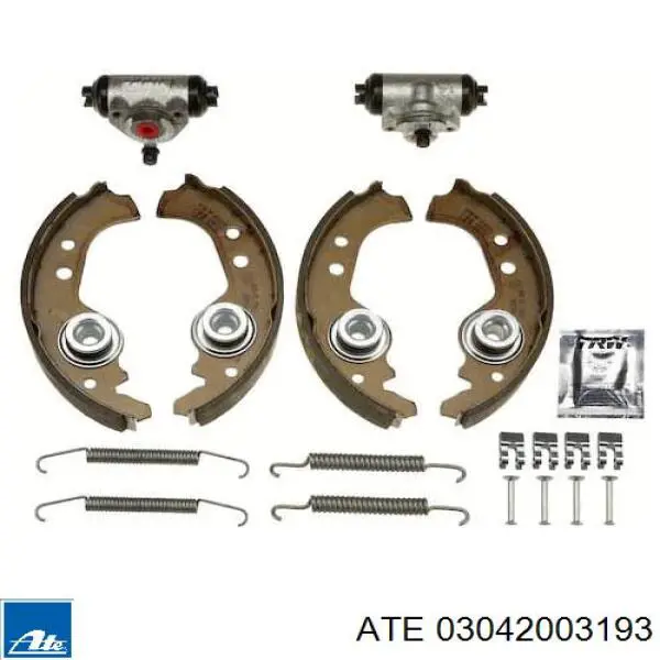 Колодки гальмові задні, барабанні Fiat/Alfa/Lancia 9948237 ціна, від 12.85 USD