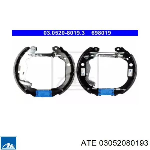 K68076 Brembo Колодки гальмівні задні, барабанні