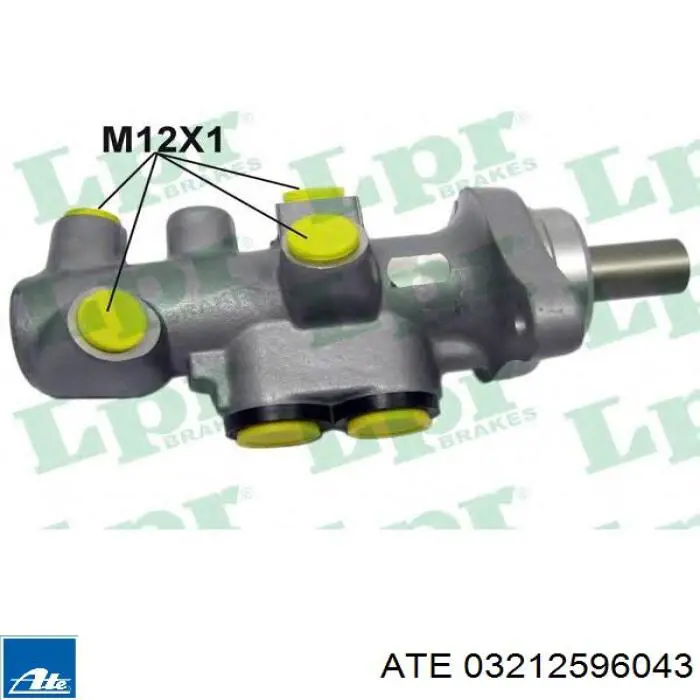 Циліндр головний гальма (Гідротормоз) ATE 03212596043 ціна, від 62.88 USD