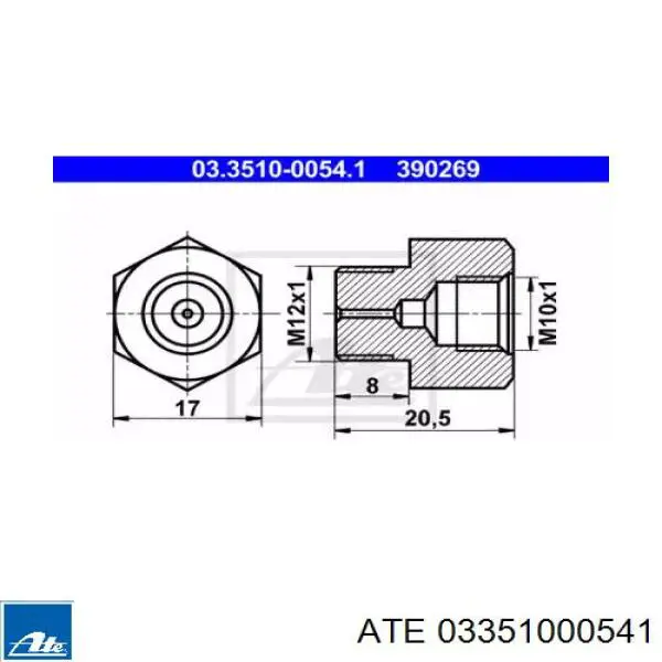  ATE 03351000541 ціна, від 16.14 USD