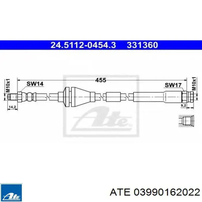 Рідина гальмівна ATE 03990162022 ціна, від 10.62 USD
