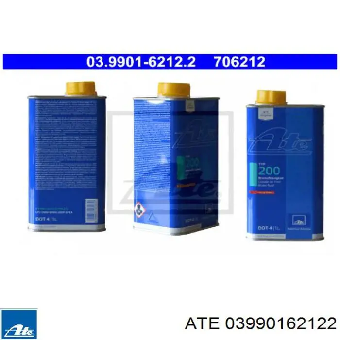 Рідина гальмівна ATE 03990162122 ціна, від 11.17 USD
