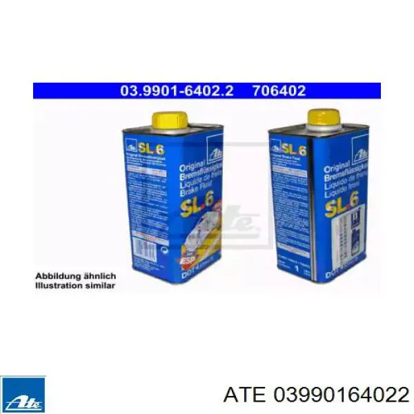 Купити 03990164022 ATE Рідина гальмівна