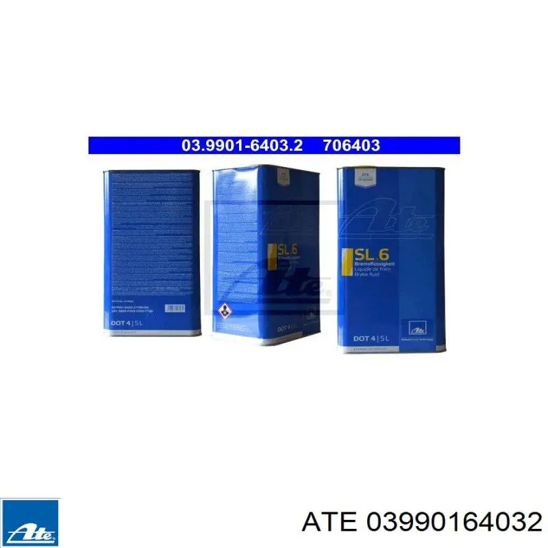 Рідина гальмівна 03990164032 ATE