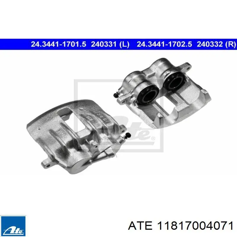 Скоба супорту заднього ATE 11817004071 ціна, від 34.72 USD