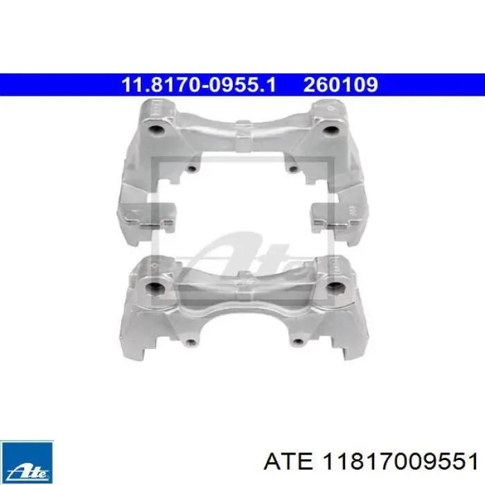 Кронштейн гальмівного супорта VAG 7H0615125 ціна, від 98.78 USD