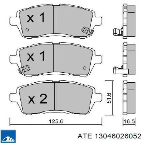 Купити 1894272 Ford Колодки гальмівні передні, дискові