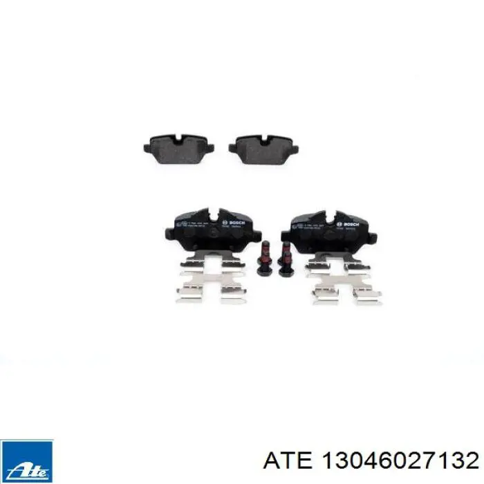 Задні гальмівні колодки ATE 13046027132 ціна, від 54.33 USD