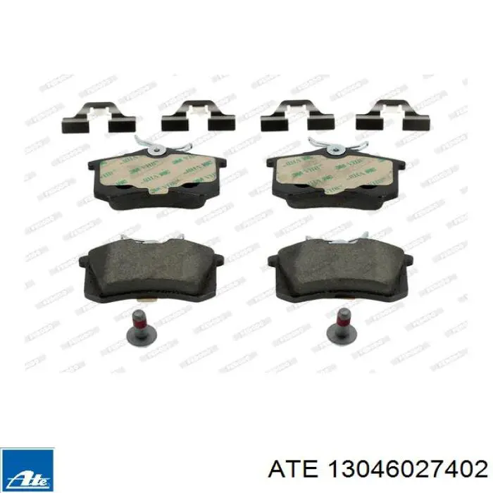 Задні гальмівні колодки ATE 13046027402 ціна, від 32.67 USD