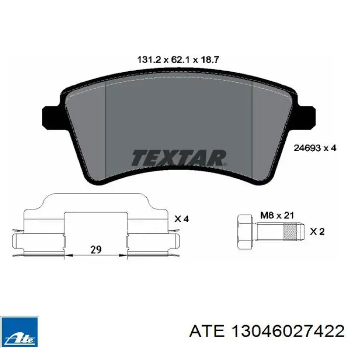 Купити LP3715 Delphi Колодки гальмівні передні, дискові