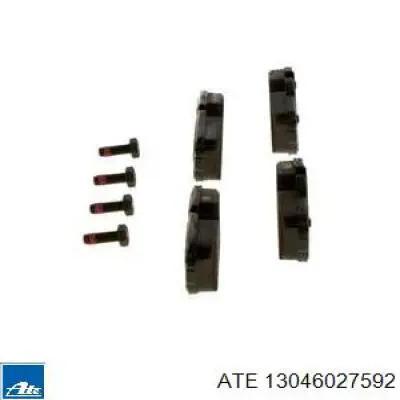 Задні гальмівні колодки ATE 13046027592 ціна, від 90.73 USD