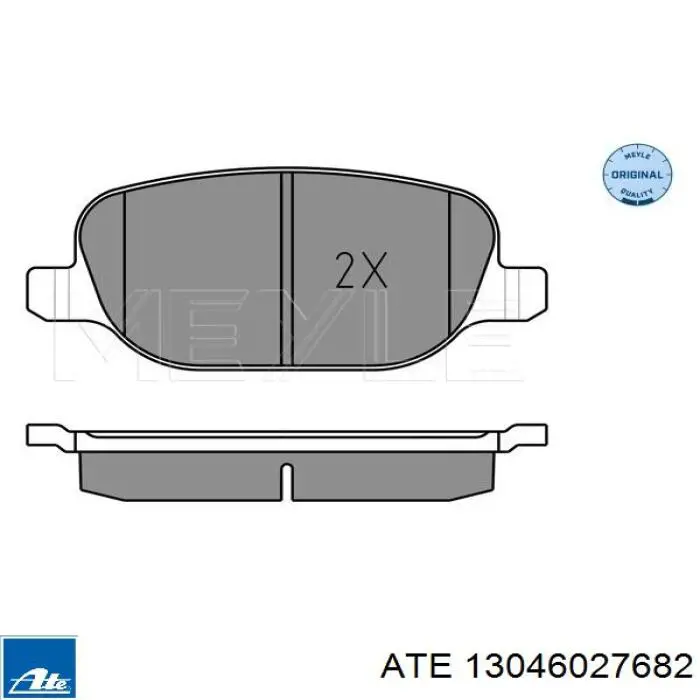 Купити B111403 Denckermann Задні колодки