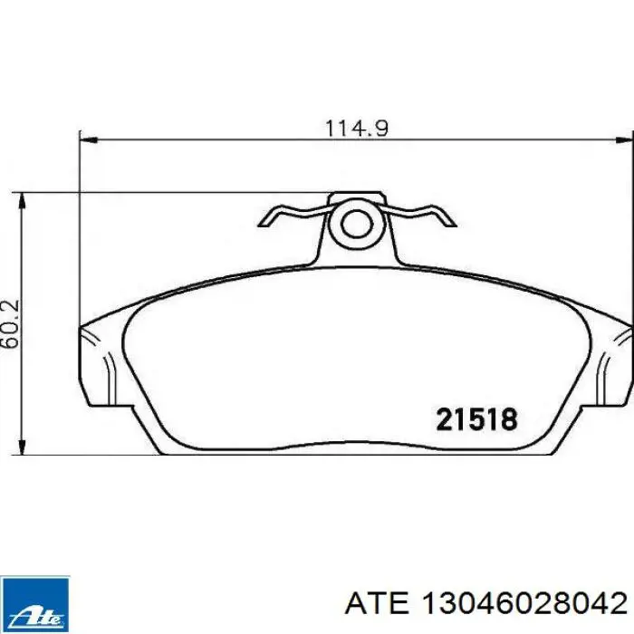 SEM100020 Rover Передні гальмівні колодки