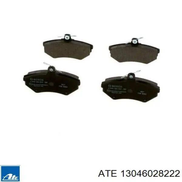 Передні тормозні колодки 13046028222 ATE