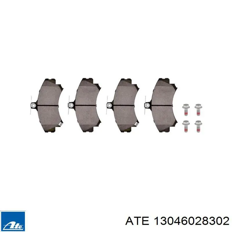 Гальмівні колодки ATE 13046028302 ціна, від 18.17 USD